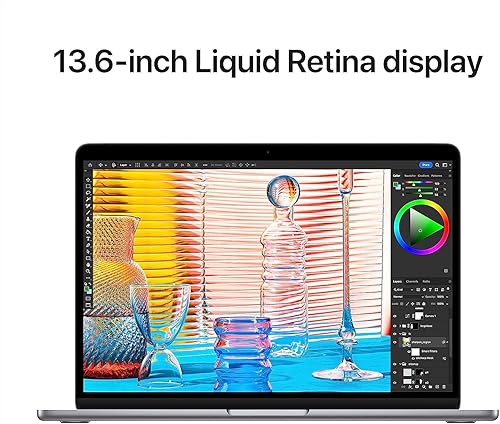 Miniatura 71 de Apple Laptop MacBook Air 2022 con chip M2, 13.6 pulgadas, 8 GB de RAM, 512 GB de almacenamiento SSD, medianoche (renovado)