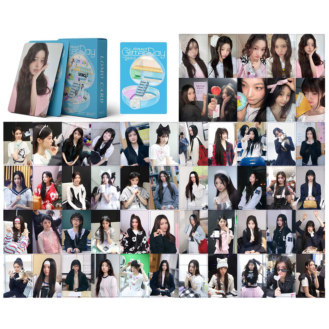 Kpop Lomo Cards 55pcs Set Photocards Pour Fans