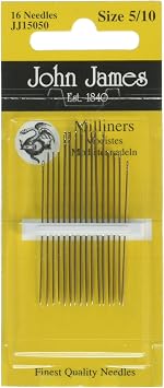 Colonial Needle 16 Count John James Milliners/Straw Assorted Needles, Size 5/10