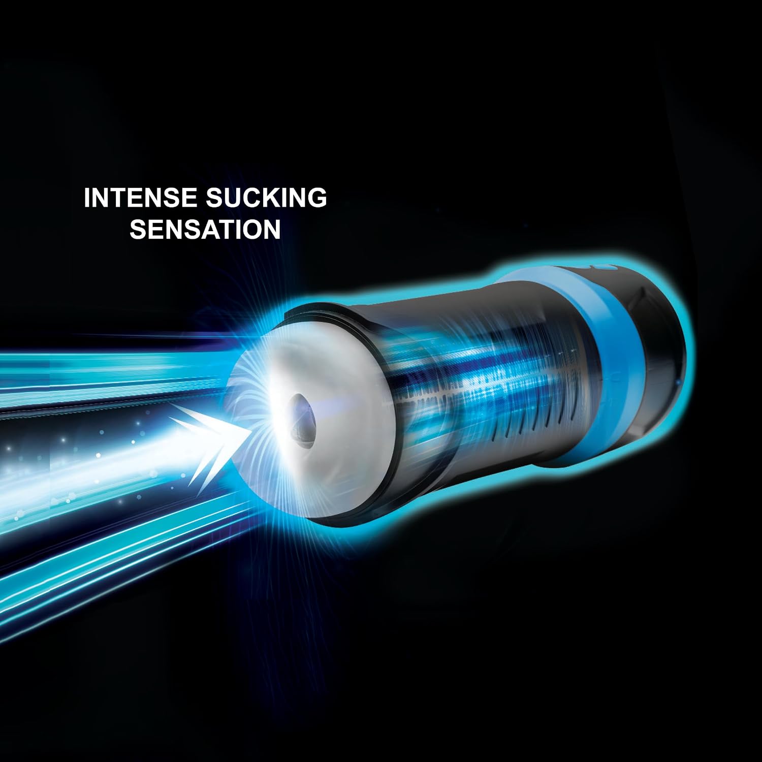 LoveBotz 13X Auto Milker Intense Sucking Masturbator for Men, 3 Speeds and 7 Patterns of Vibration