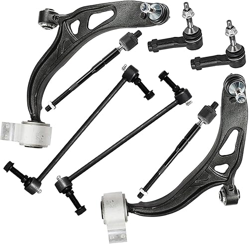 Miniatura 494 de Detroit Axle - Kit de brazos de control de extremo delantero RWD para Dodge Ram 03-06 2500 3500, 2 brazos de control superior con rótula 2 varillas