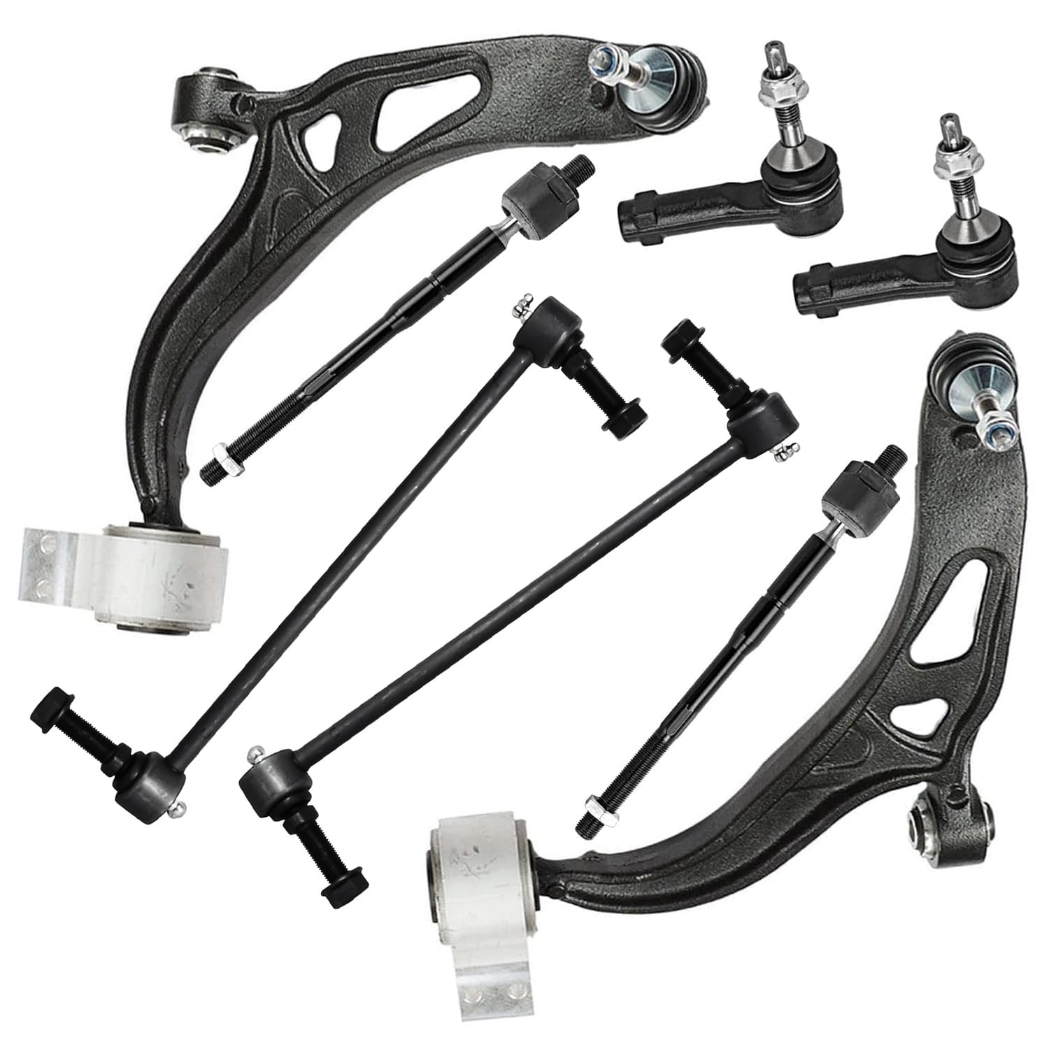 Detroit Axle - 8pc Front End Kit for 13-19 Ford Police Interceptor Utility