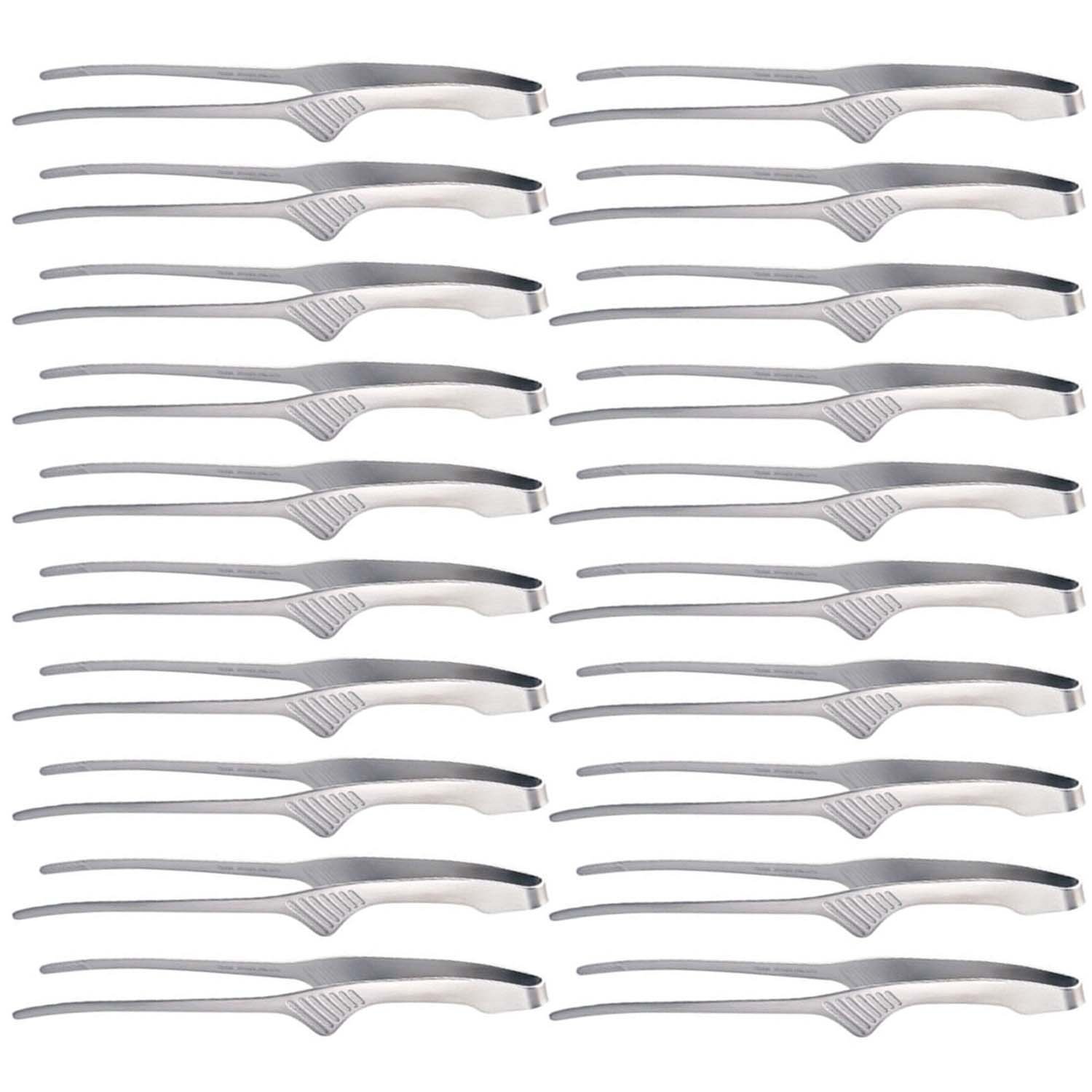 Todai 18-0 Clever Tongs, Economy Type, Set of 20, Yakiniku, Pasta, Camping, Barbecue, Made in Japan