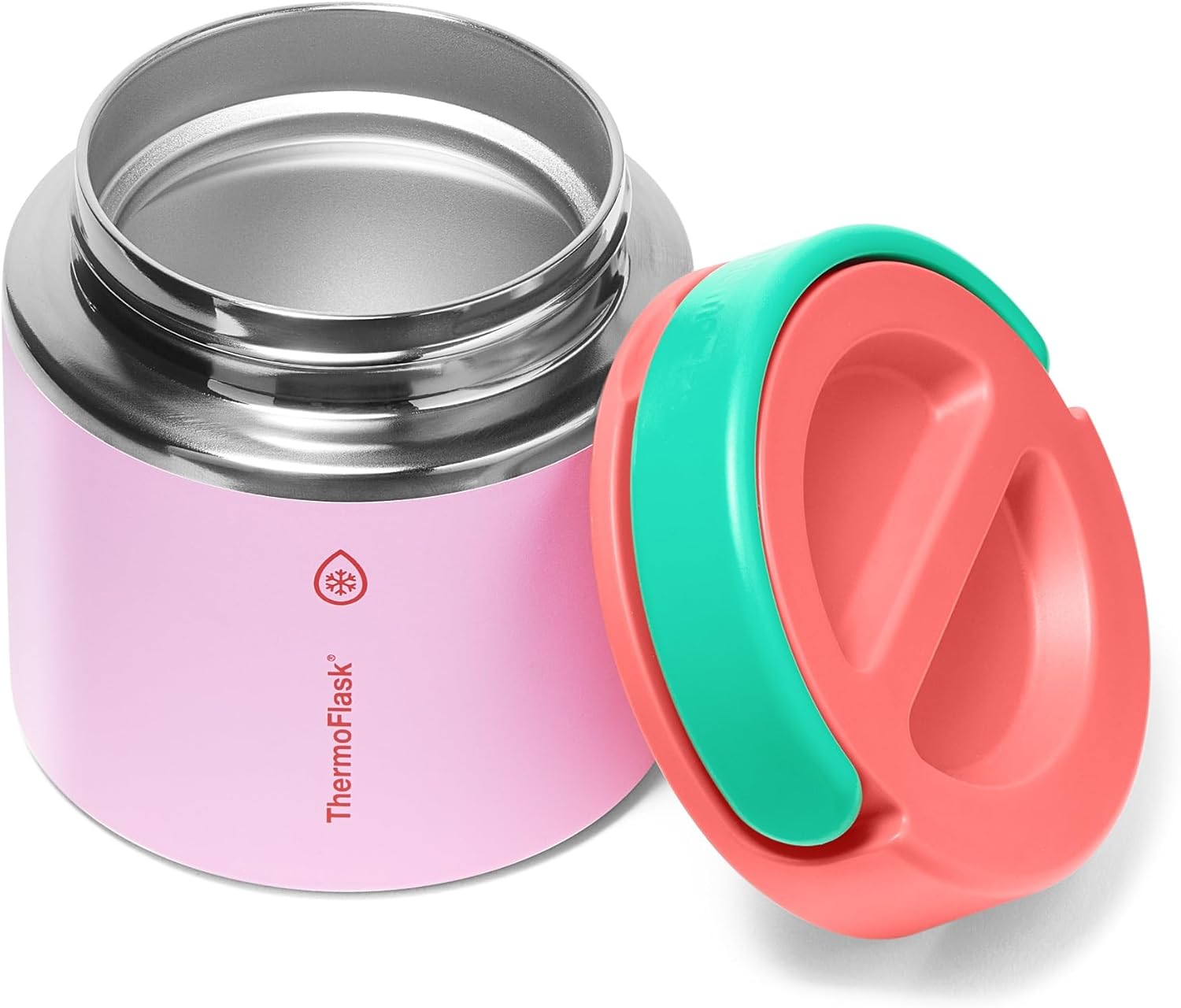 ThermoFlask 20 oz Double Wall Insulated Food Jar, Spring Blossom