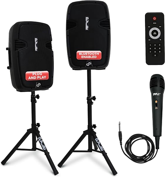 Pyle Wireless 1800W Portable PA System Kit