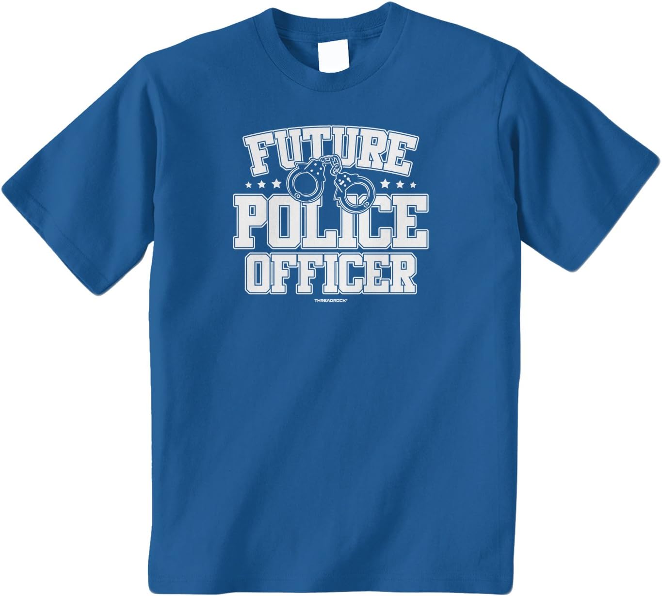 Threadrock Big Boys' Future Police Officer Youth T-Shirt