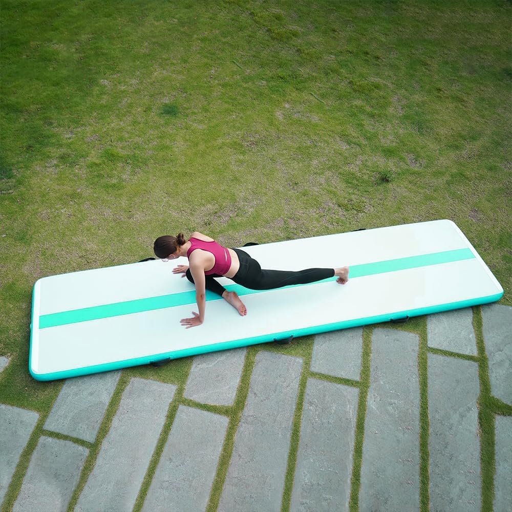 Inflatable Air Gymnastics Mat Training mat Thick tumbling mat with Electric Pump for Home/Gym/Outdoor