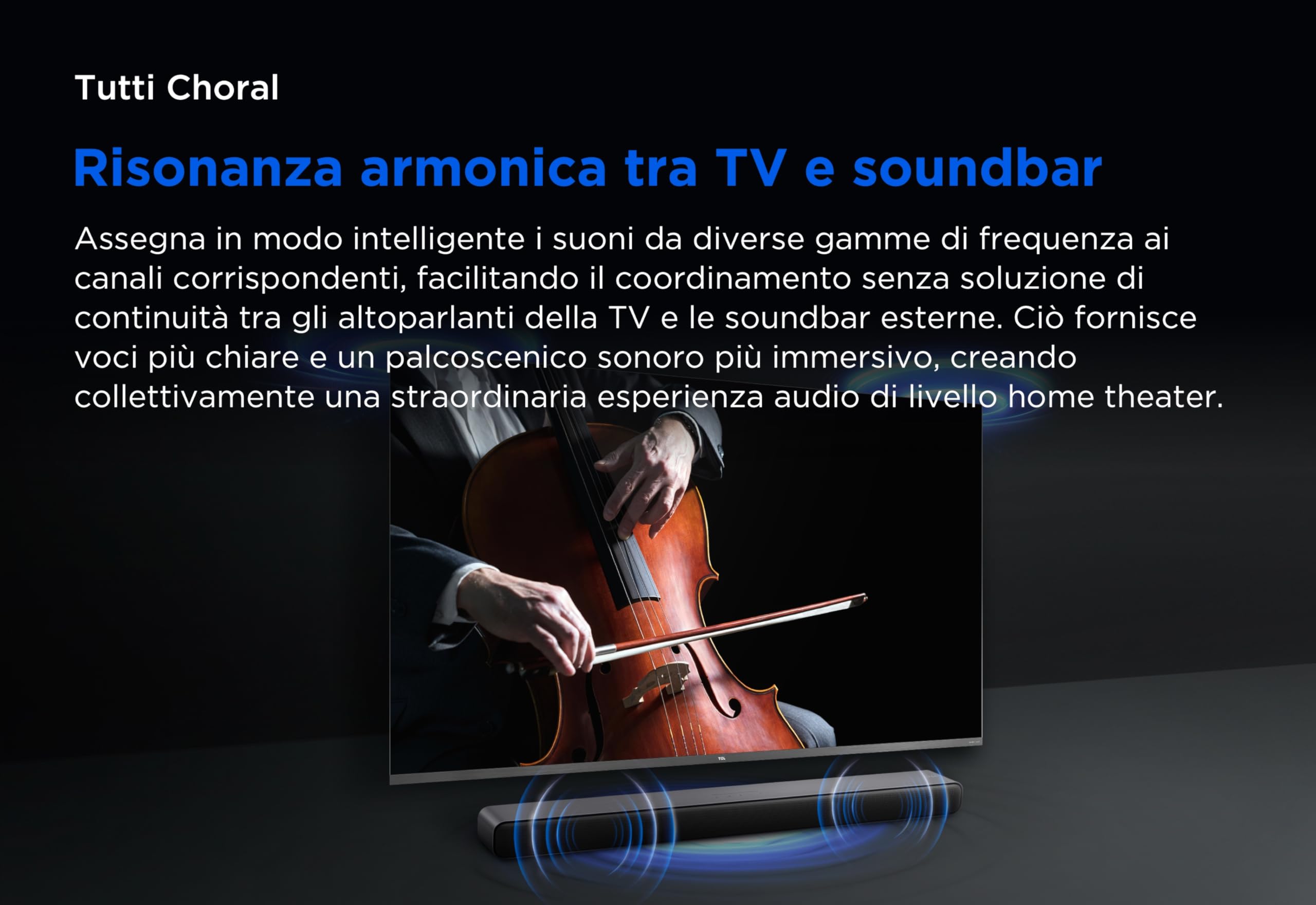 TCL S45HE Soundbar 2.0 100W Dolby Atmos DTS Virtual:X Bluetooth 5.2 HDMI eARC
