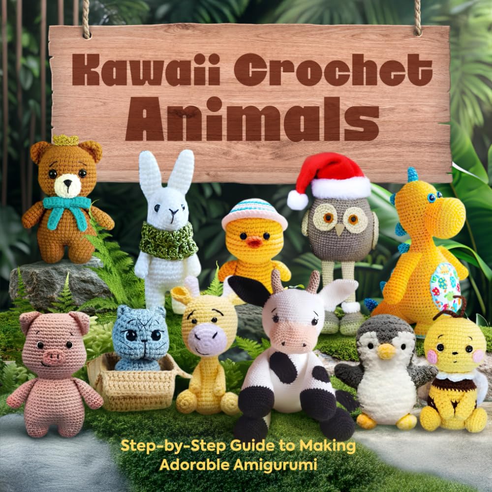 Kawaii Crochet Animals: Step-by-Step Guide to Making Adorable Amigurumi