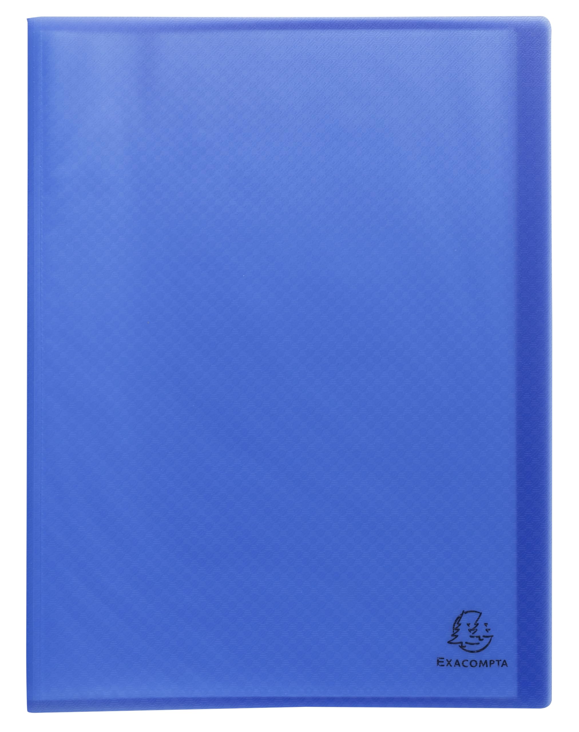 Exacompta - Ref 78542E - Pack of 5 Opak Recycled Document Protectors - 40 Grained Pockets - 80 Sheets - for A4 Format - Soft Cover in Polypropylene 4/10th semi-Opaque - Light Blue