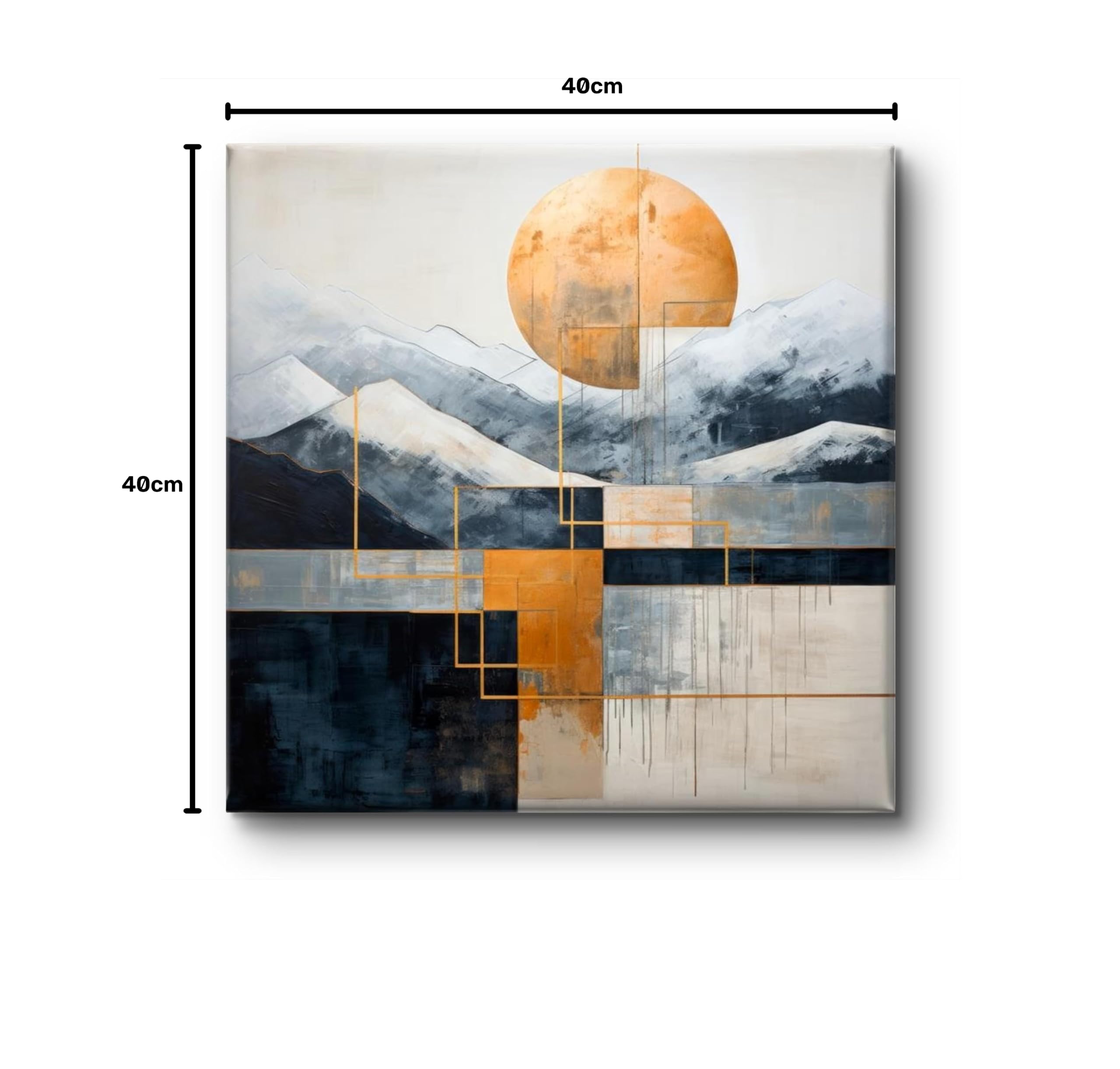 Livin’luxe Abstract Mountain Canvas Art -4 Livin’luxe Abstract Mountain Canvas Art -4