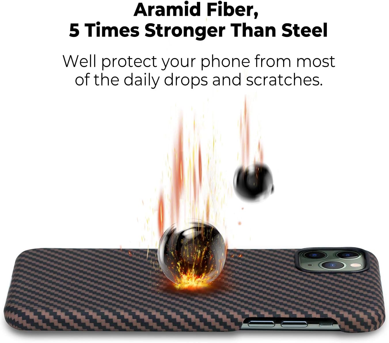 Review Product PITAKA Magnetic Case for iPhone 11 Pro 5.8 Minimalist MagEZ Case 100% Aramid Fiber Durable Perfectly Fit Cover-Black/Grey(Plain) Super Deal Product PITAKA Magnetic Case for iPhone 11 Pro 5.8 Minimalist MagEZ Case 100% Aramid Fiber Durable Perfectly Fit Cover-Black/Grey(Plain)