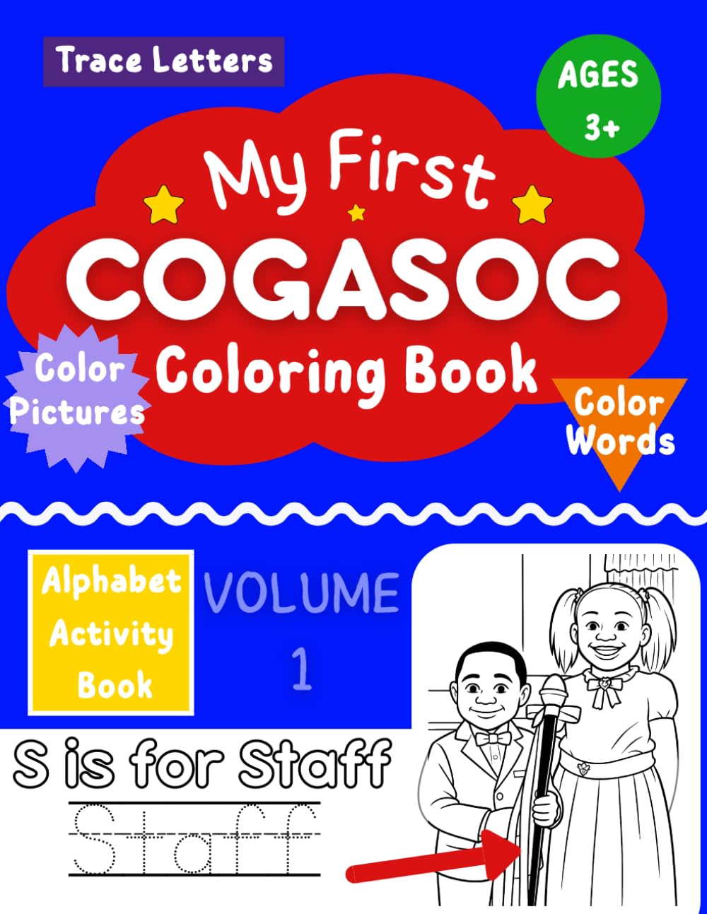 My First COGASOC Coloring Book: An Alphabet Activity Coloring Book