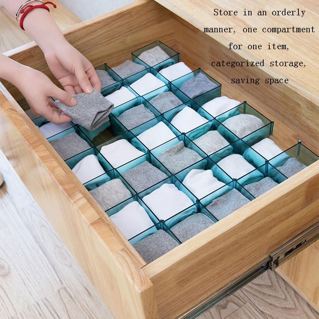 Aufbewahrungsbox für Unterwäsche, Unterwäsche, Organizer, Schublade, Organizer, weicher Stoff, Socken-Organizer, Kommode, Schublade, Trenner, Aufbewahrungsbehälter für Unterwäsche, Socken, Höschen,