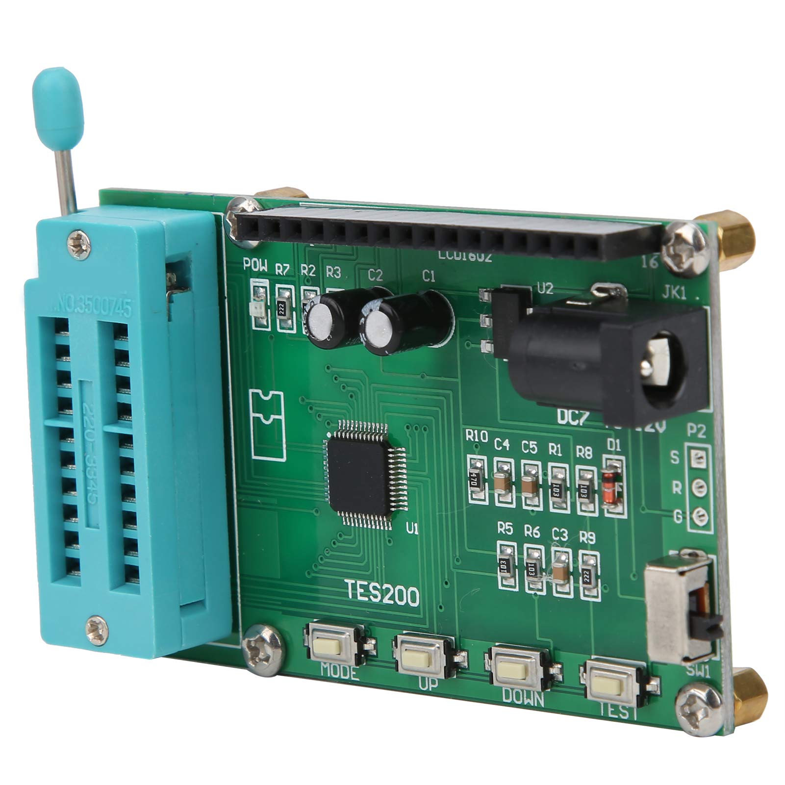 Cyfrowy tester układów scalonych do bramek logicznych serii 74 i 40 Kompaktowy i wygodny tester podzespołów elektronicznych (DC 7–12 V)