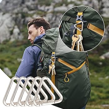 Amazon.co.jp: トライアングルカラビナ 三角形 多機能 ステンレス