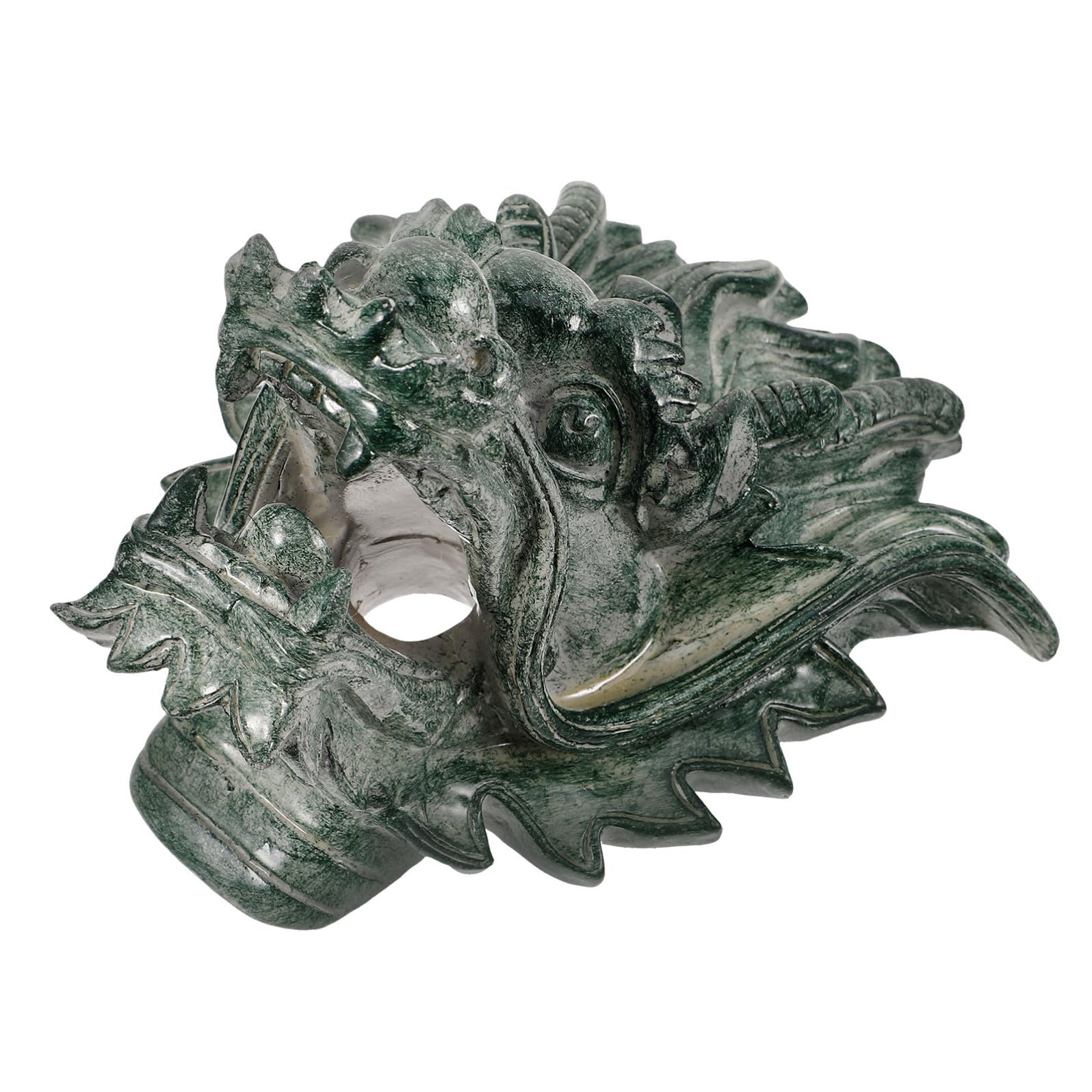 Mikikit Fontana da Parete Fontana d Acqua Esterna in Resina a Forma di Testa di Drago Facile Installazione Decorazione Elegante e Lussuosa Raffinata per Giardino e Villa
