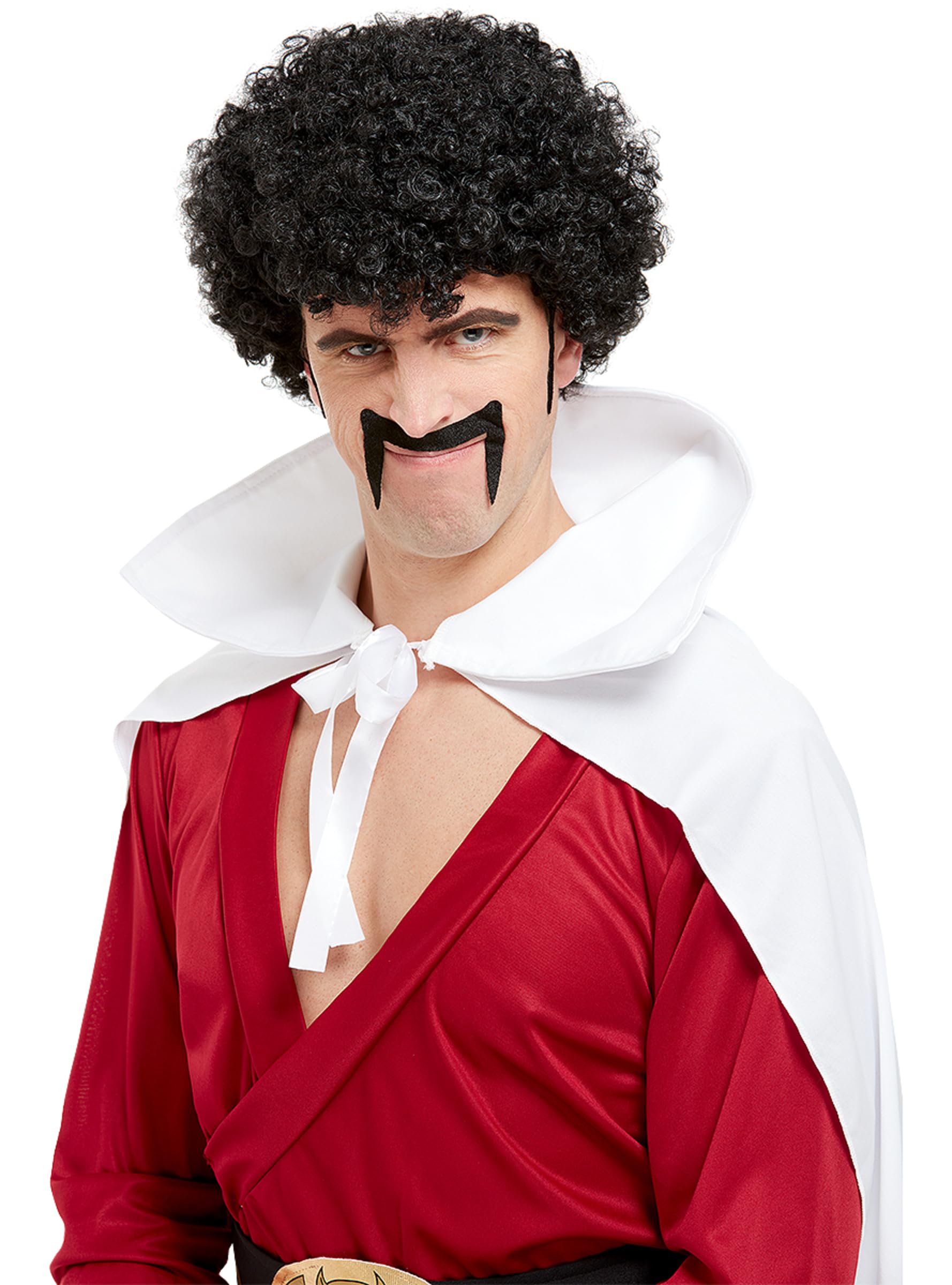 Funidelia Official Master Roshi Dragon Ball Costume for Men, Trousers, Jacket, Backpack, Moustache with Beard, Glasses and Baldness - Adult Outfit for Parties, Carnival and Halloween - Size S