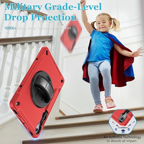 Vista 113 de Funda para Galaxy Tab S10 Ultra/S9 Ultra/S8 Ultra 14.6 INCH: Funda protectora de TPU para Samsung Tablet S9 Ultra/S8 Ultra 14.6" con soporte - Asa