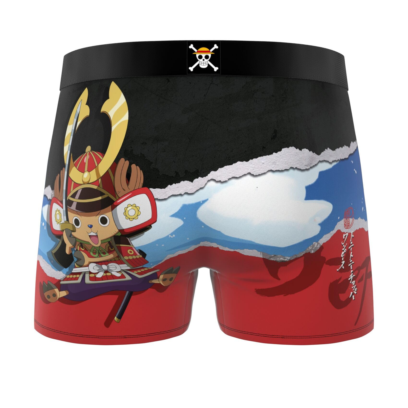 FREEGUN Boxer Enfant One Piece, Caleçon Garçon, Confortable & Ultra-Doux (Lot de 4)