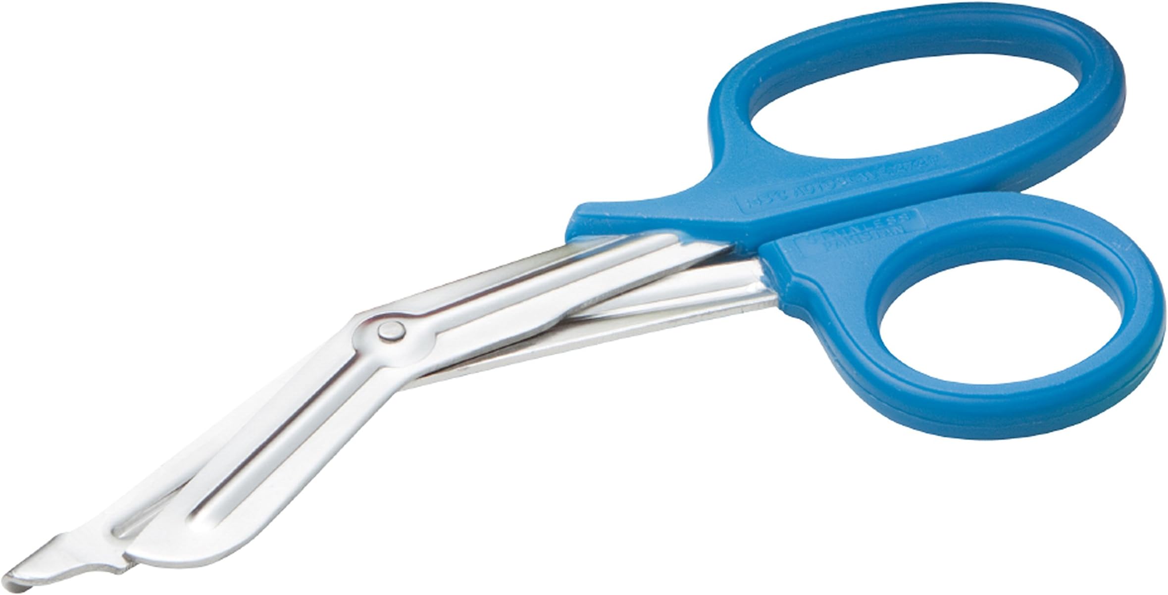 ADC 320 Medicut EMT Shears, Medical Grade, Stainless Steel, Traditional 7.25" Length, Blue