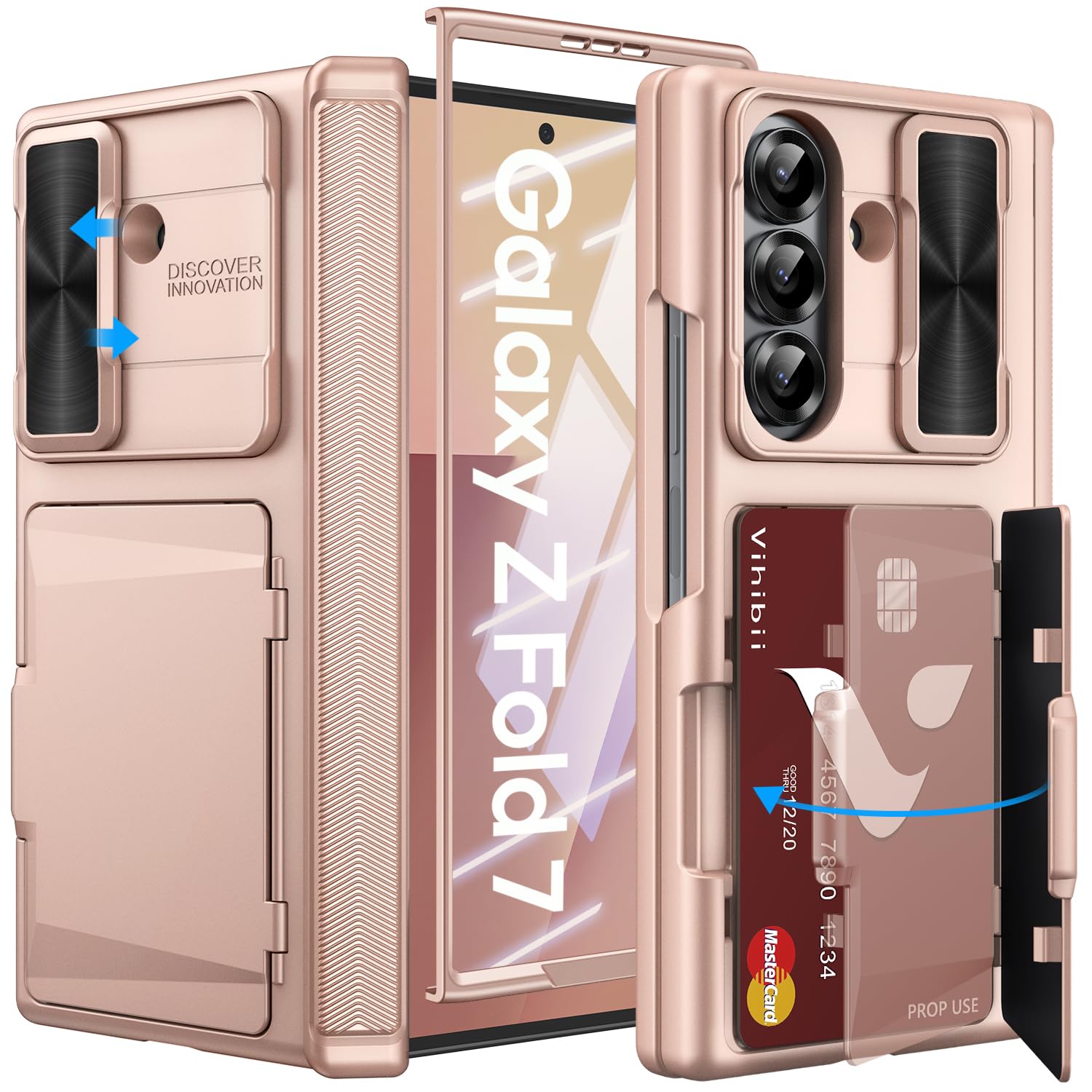 Amazon.com: Vihibii for Samsung Galaxy Z Fold 7 Case Wallet with