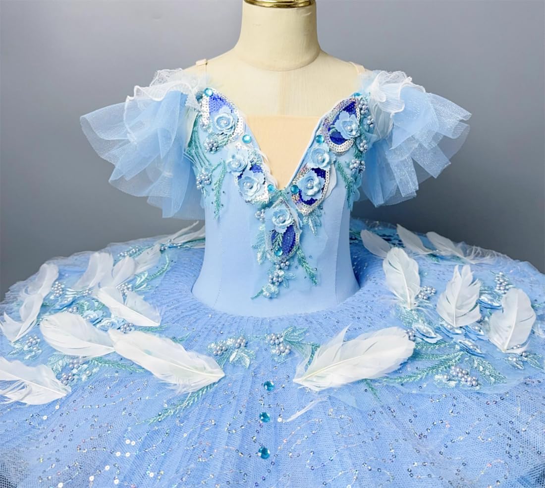 Robe de Ballet pour Filles, Ballerine, fée, Costume de fête de Bal, vêtements de Danse pour Enfants, Justaucorps de Gymnastique, Robe de compétition Tutu