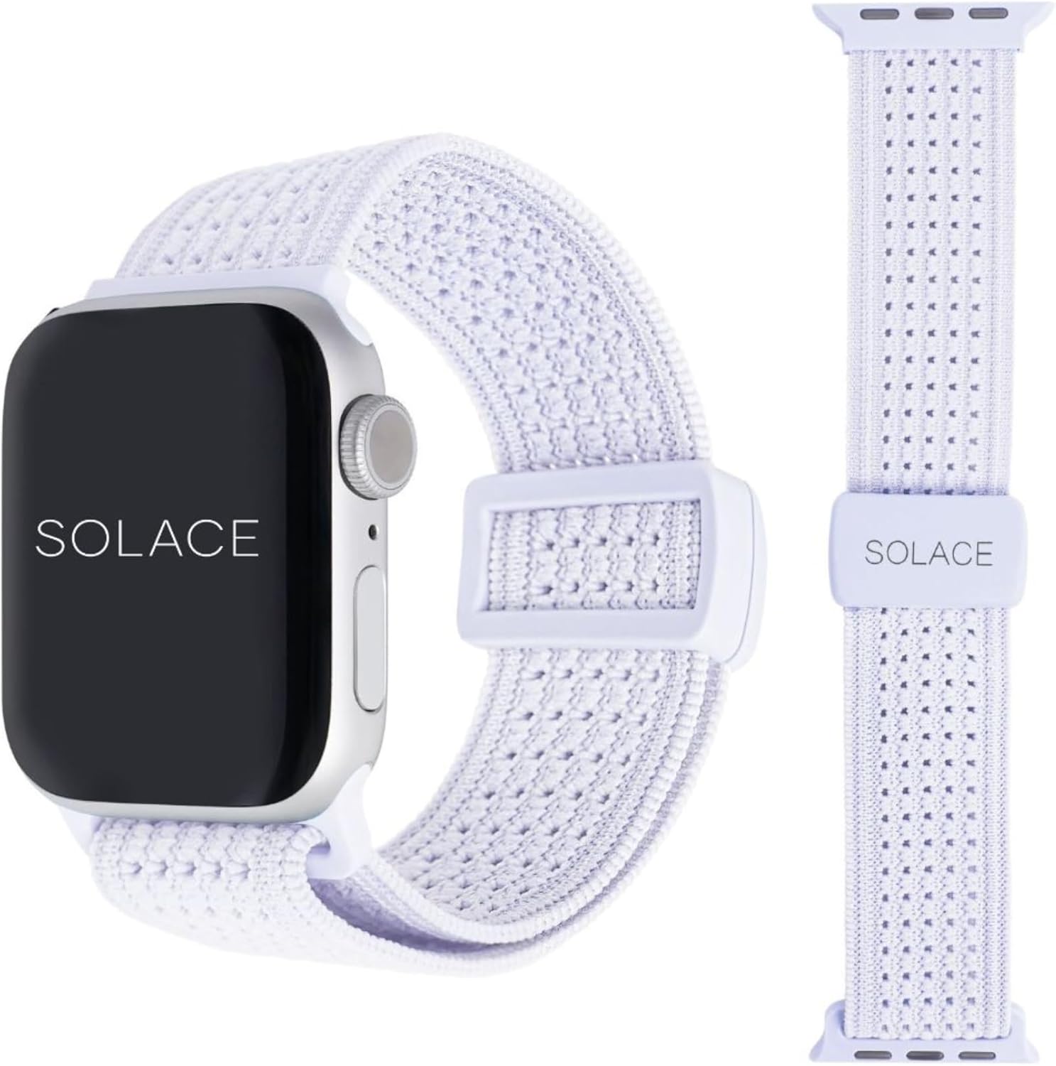 Solace Sport Adapt Bands - Apple Watch Bands, Breathable Nylon with Magnetic Clasp, Unisex Smart Watch Band, Apple Watch Strap