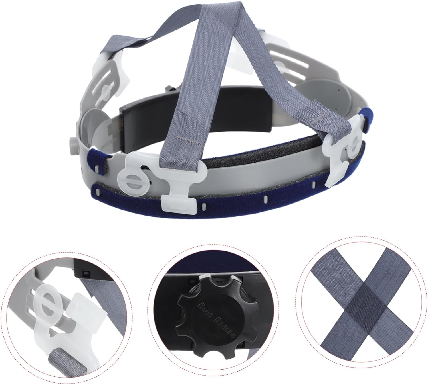 Cabilock Safety Helmet Replacement Liner Point Suspension Insert Compatible with Various Hard Hats Breathable Sweat Absorbent Construction Worker Accessory