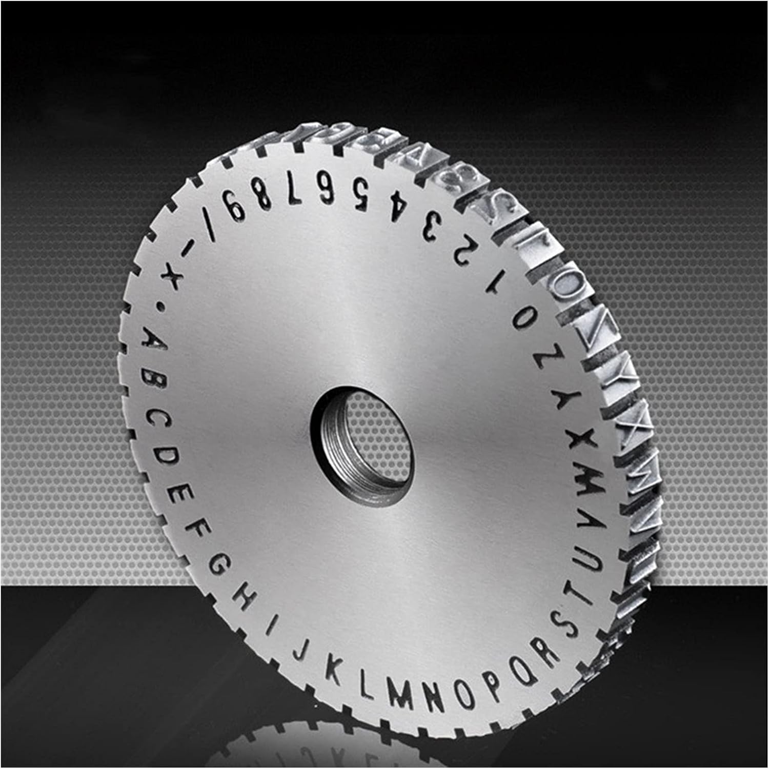 Herramientas mecanicas Engranaje de la rueda de fuente de la placa de caracteres para la máquina de la máquina de estampado de estampado de acero manual 2mm / 2.5mm / 3mm / 4mm / 5mm / 6mm Hoja de met