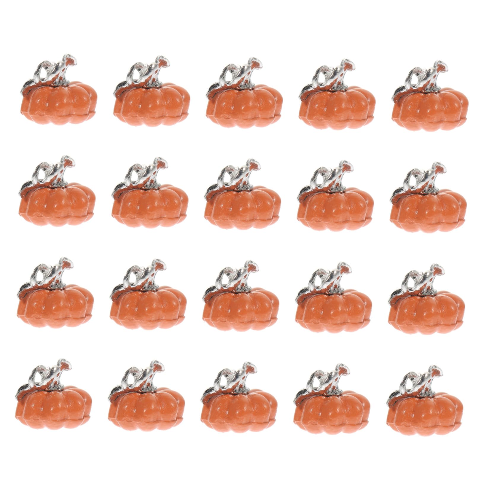 Pendentifs Citrouille Alliage indispensables pour fabriquer 80 bijoux Halloween - 8