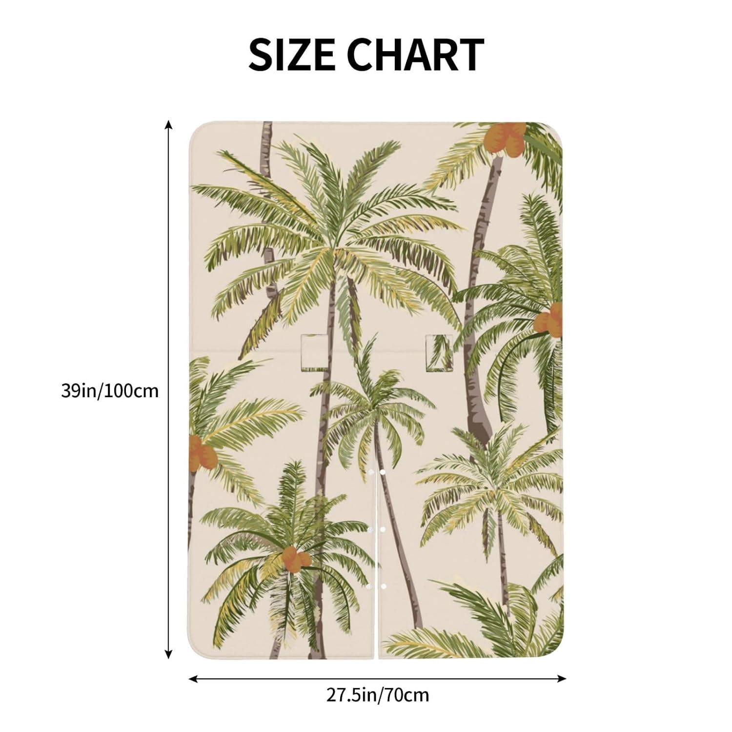 Vintage Tropical Palm Trees Baby Car Seat Cover & Breastfeeding Nursing Cover - Breathable Stretch Fabric Multi-Use Nursing Cover for Breastfeeding