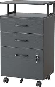 EcoHarbor 2 Drawer File Cabinet With Lock, Filing Cabinets For Home Office Metal Anti-Tilt - View #2