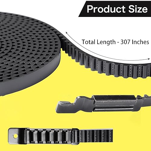 Miniatura 2 de 41A5250-2 - Cinturón de apertura de puerta de garaje de 307 pulgadas, correa de transmisión de puerta de garaje 041A5250-2 para puerta de garaje de