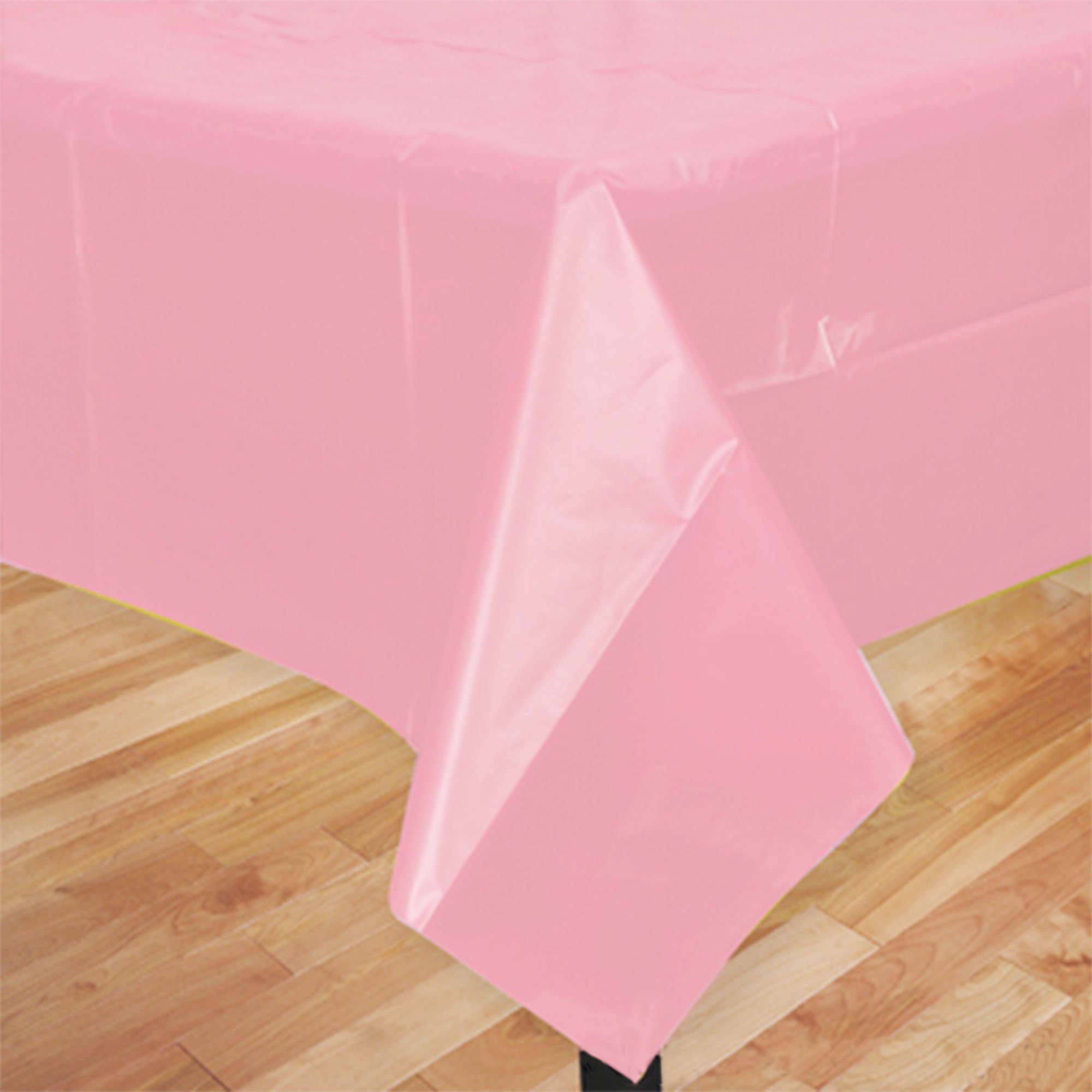 40" x 100' 5ml Roll Plastic Table Cloth Party Banquet Valentines Day Birthday Prom Decoration RM2495 PINK