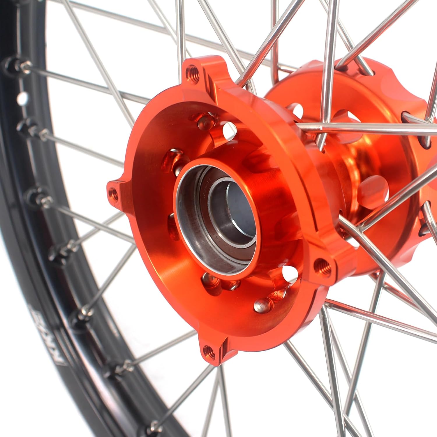 KKE 19'' 16'' CNC Kids' Wheels Fit for KTM 85SX 2021-2024 /MC85 /TC85 21-24 Aluminium Hubs Big Spoked Wheels