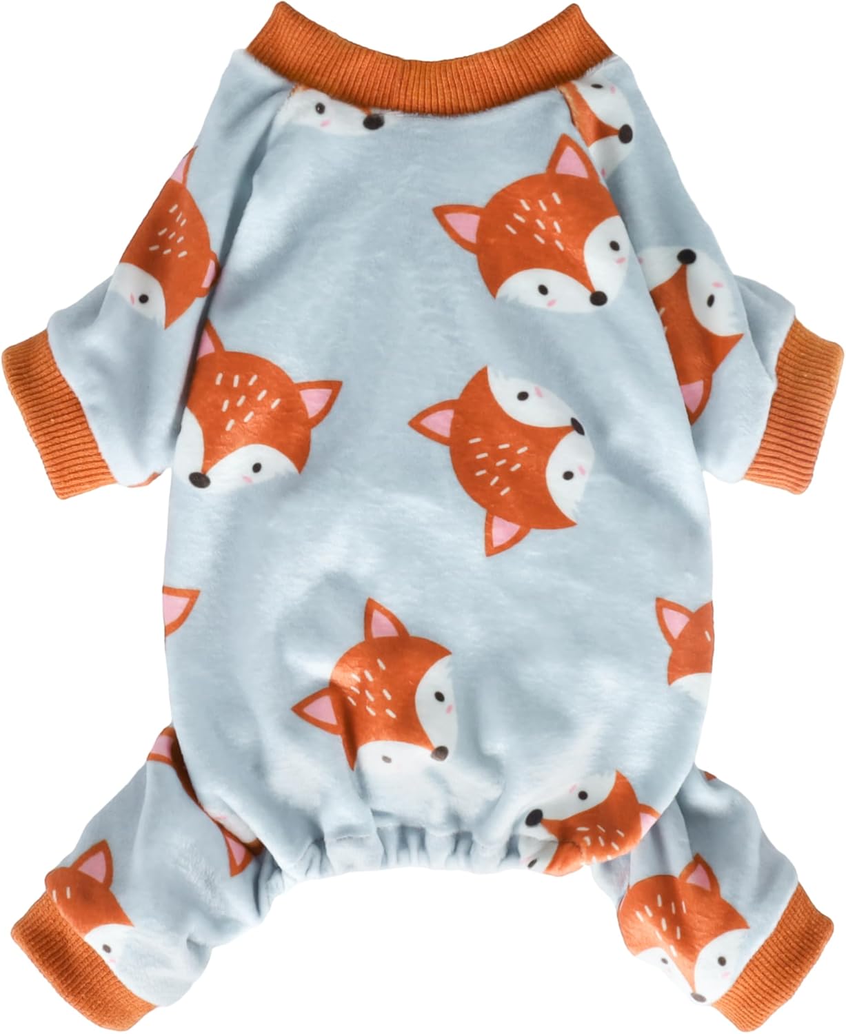 Fitwarm Funny Fox Dog Pajamas, Warm Dog Onesie, Dog