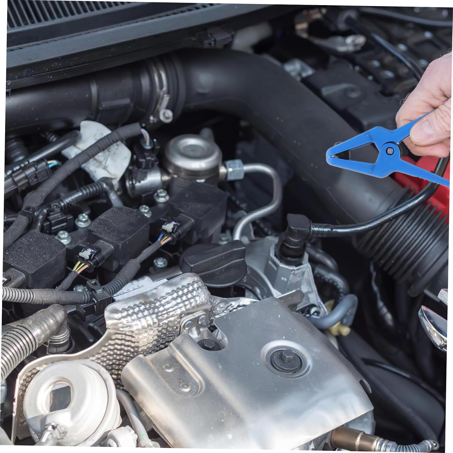 GLEAVI Hose Clamp Kit for Vehicle Repair Hose Clamp Pliers for Fluid Lines Brakes Pipes