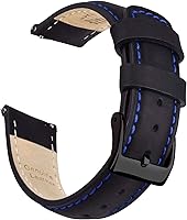 Vista 40 de Ritche Correas de Reloj de Cuero de Liberación Rápida Regalo de Navidad, Correas de Reloj Genuinas para Hombres y Mujeres, Correa de Reloj de Cuero