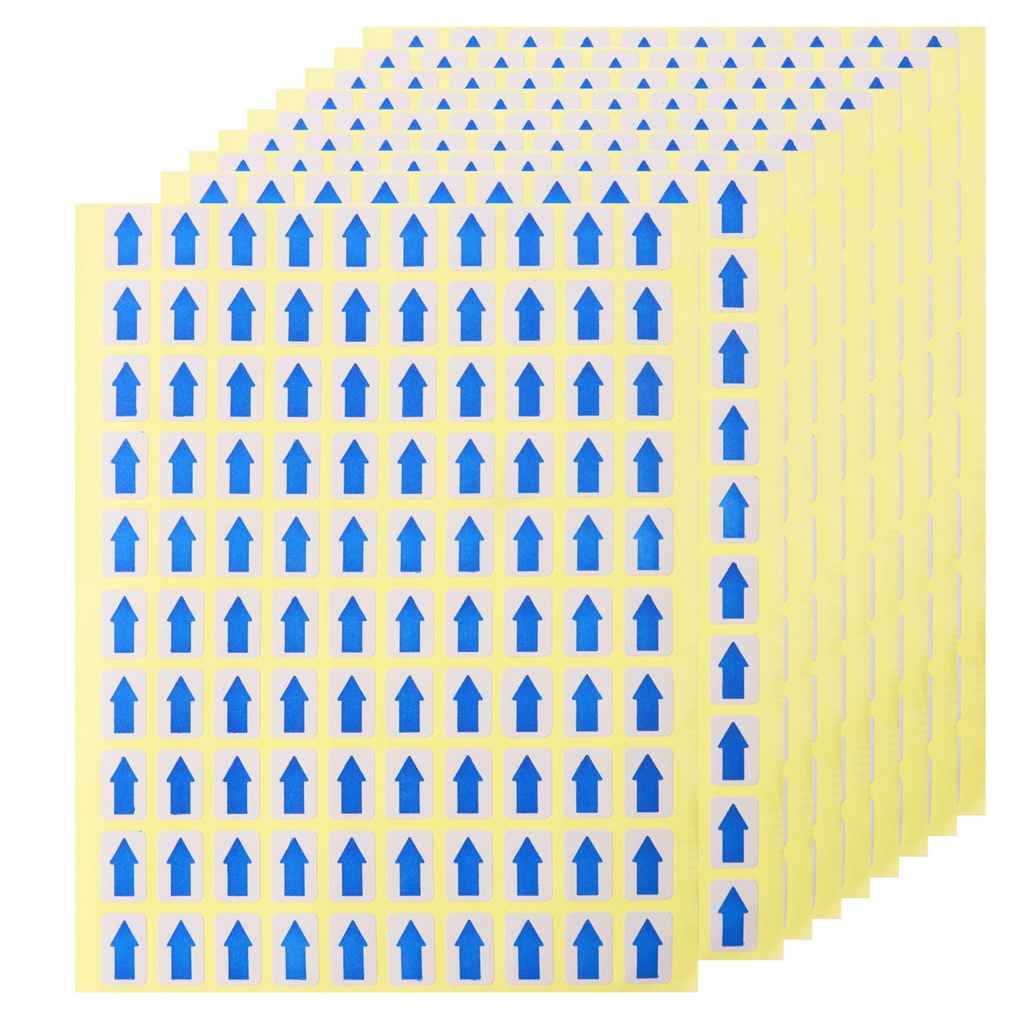 ONLYKXY 2700pcs Arrow Stickers Small Stickers 0.5inch Self Adhesive Label for Shipping Office School Warehouse Packing (Blue)