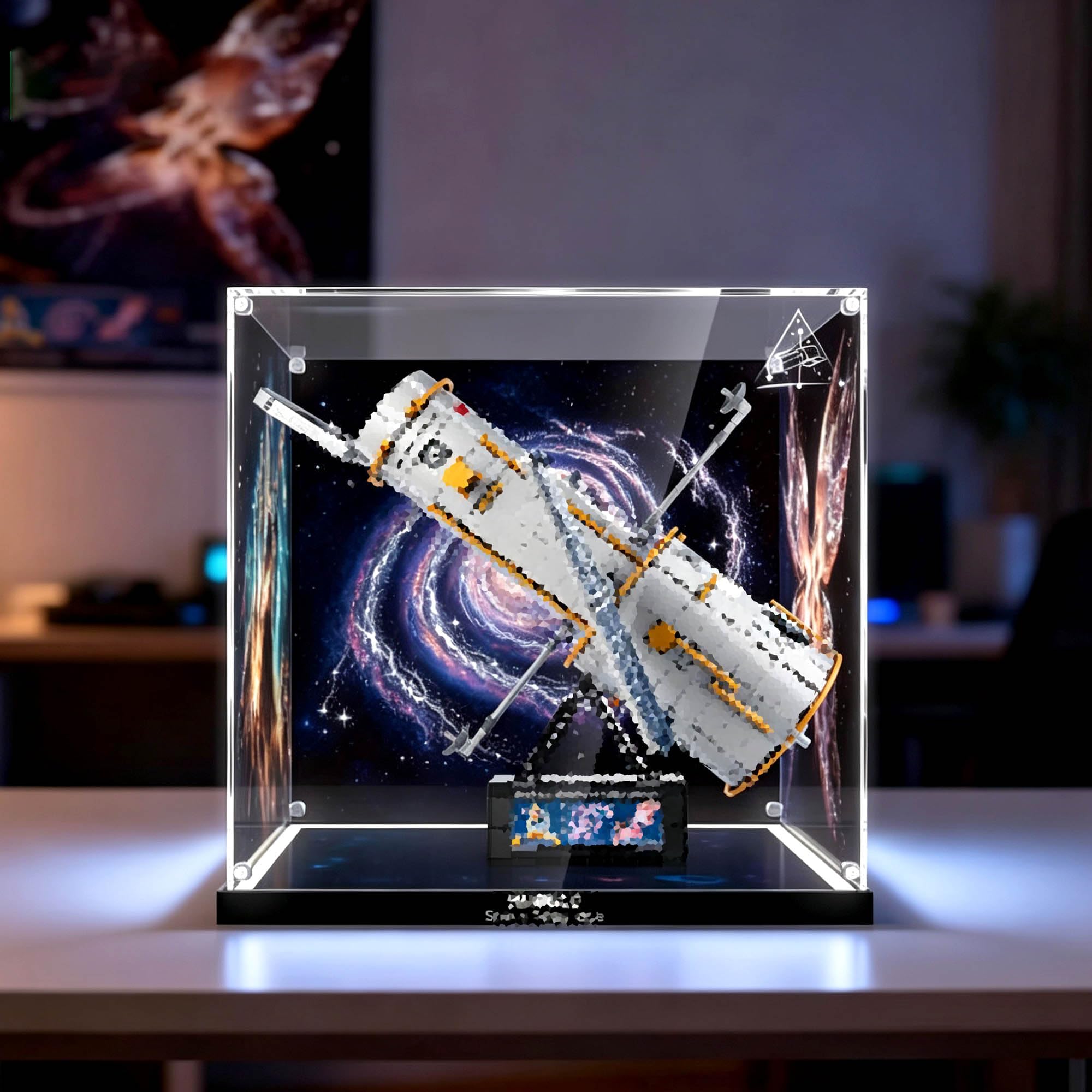 Vetrina compatibile con set di telescopi spaziali Le-go 11382
