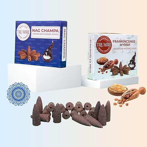 Vista 151 de Paquete combinado de conos de incienso de reflujo – 10 opio + 10 conos de incienso perfumados de cannabis