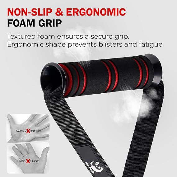 Slim Panda Cable Machine Handles & Resistance Band Handles for Pulldowns
