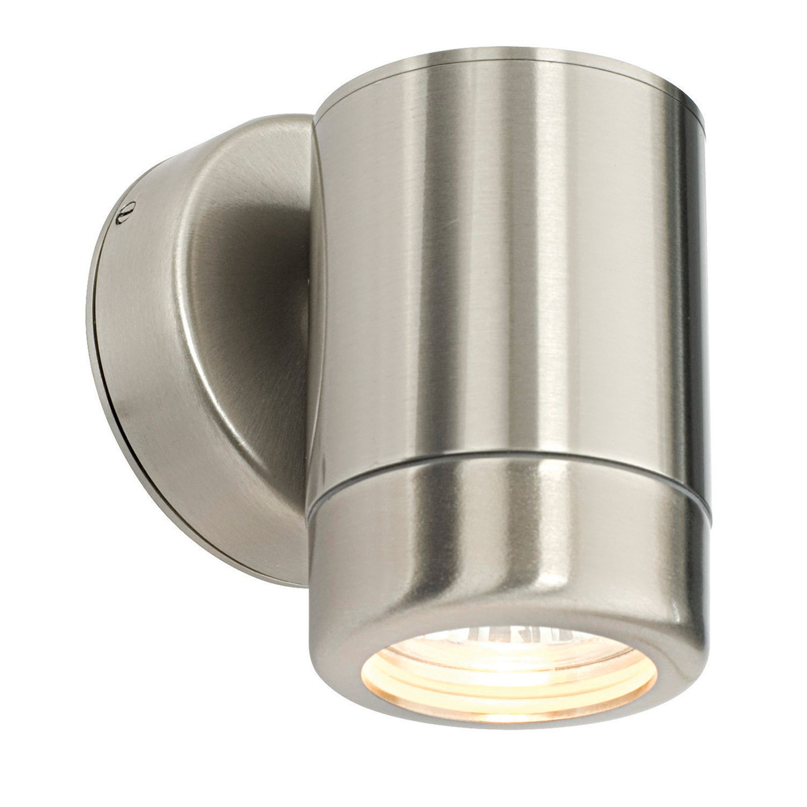 Saxby Atlantis 35W Single Marine Grade Brushed Stainless Steel Modern Outdoor Garden IP65 Wall Spot Light