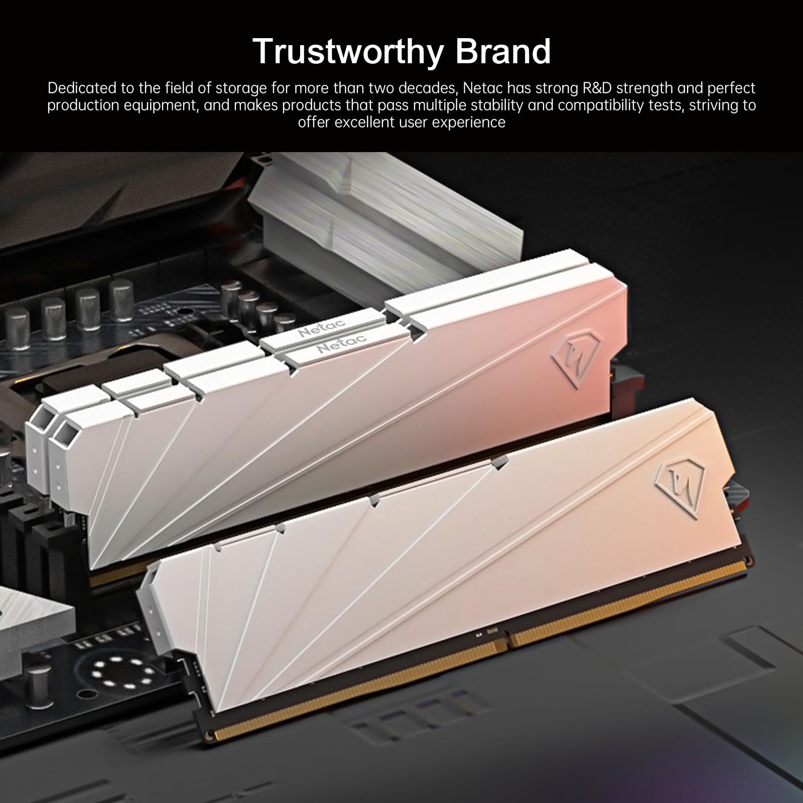 Netac DDR4 DRAM 8GBx2 Kit C16 3200MHz XMP 2.0 Dual Channel RAM