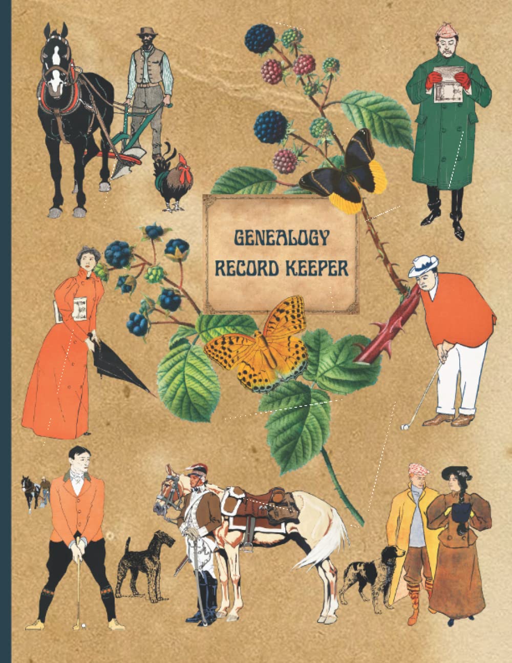 Genealogy Record Keeper: A Family Tree Book To Fill in