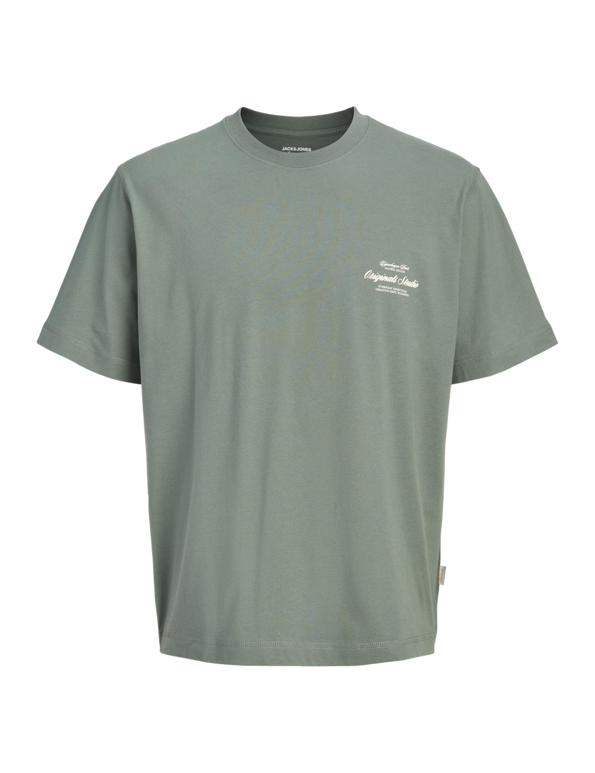 Rückenprint T-Shirt Grün X_L