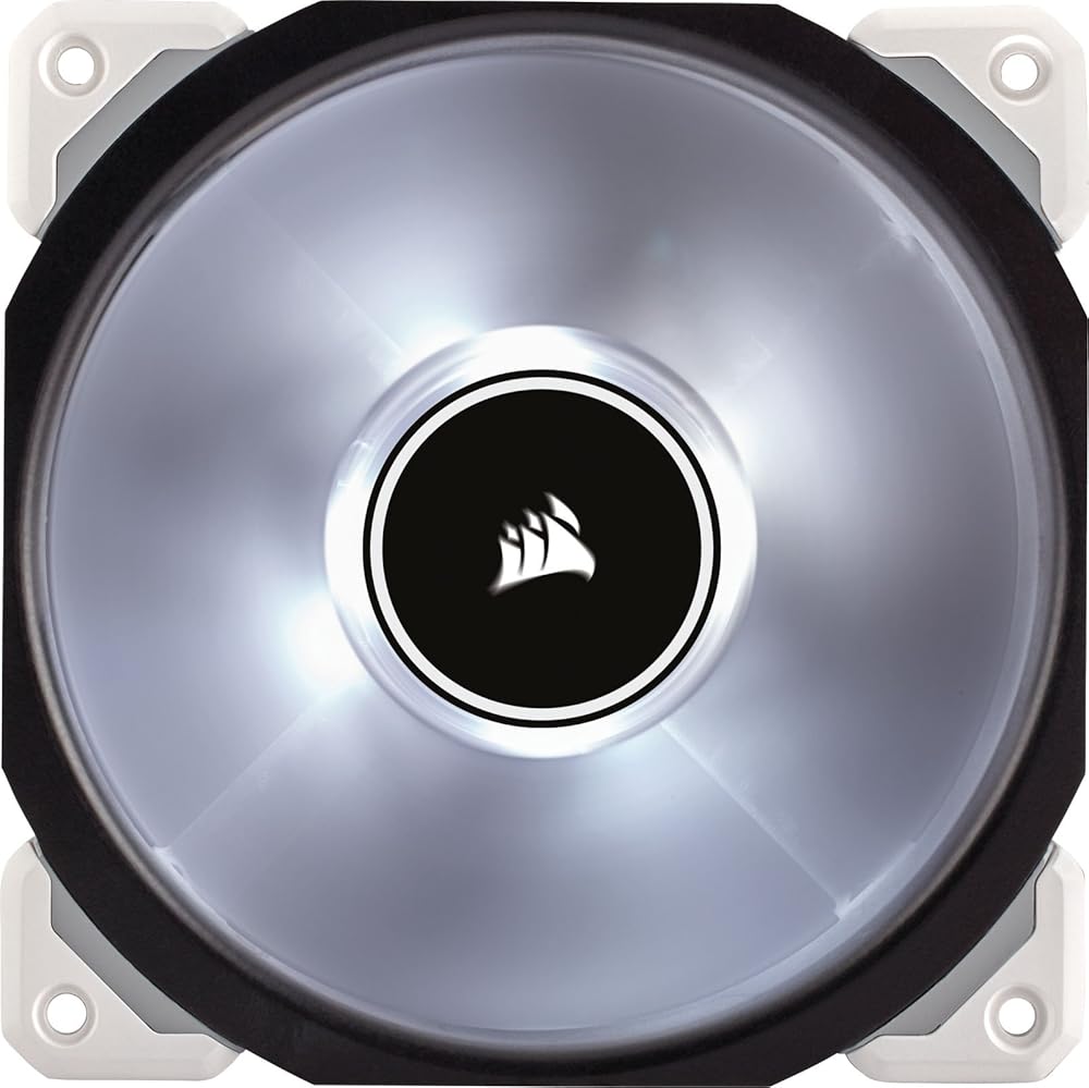 Corsair ML120 Pro LED, White, 120mm Premium Magnetic Levitation Cooling Fan thumbnail 2