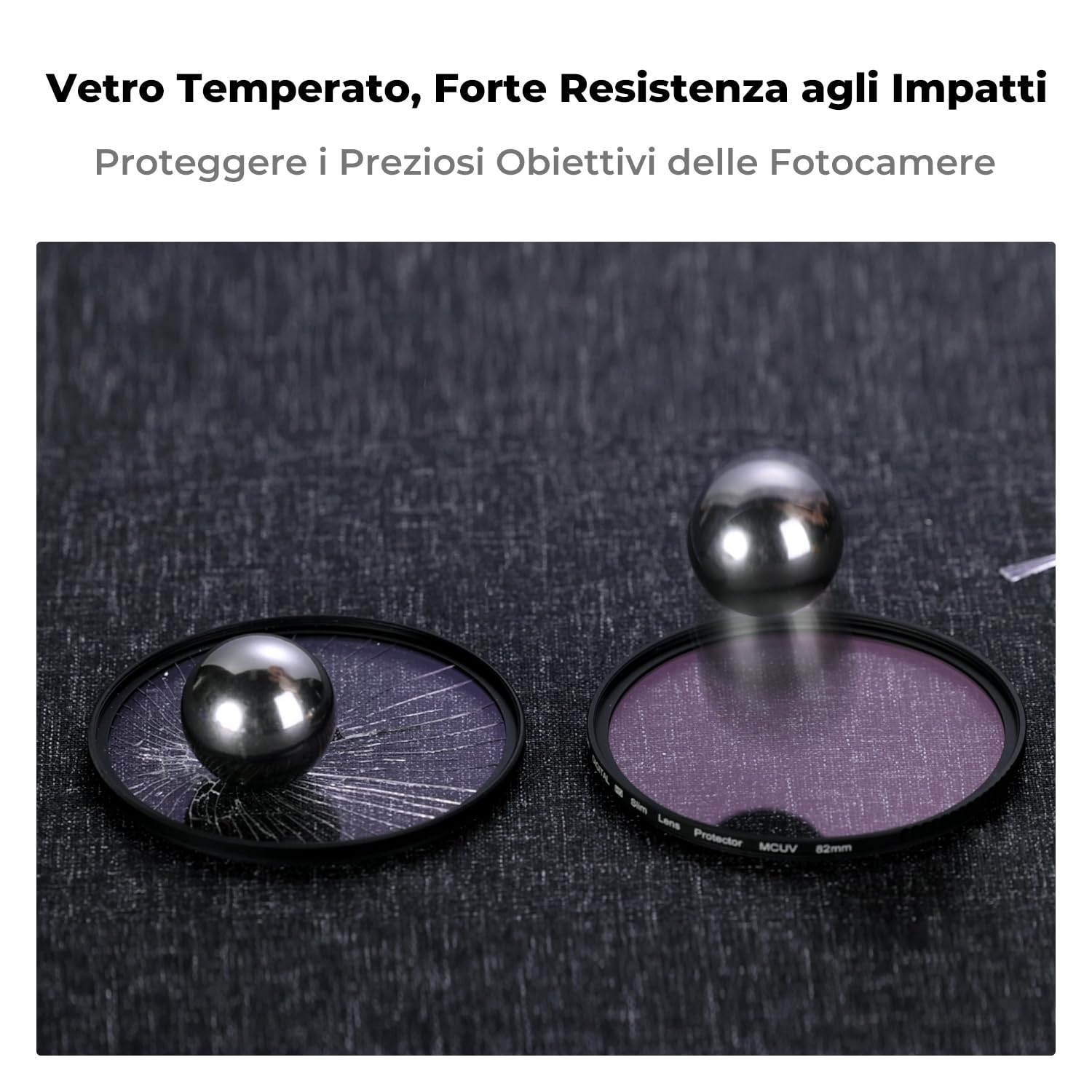 K&F CONCEPT 67mm Nano-Xcel Filtro di Protezione UV Ultra-Duro，MCUV Filtro in Vetro Ottico con 28 Strati Nano-Rivestimento