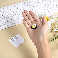 Vista 4 de Mini pingüino de bolsillo de animal, lindo pingüino de cristal, un pequeño bolsillo, abrazarme con tarjeta de felicitación alentadora, juguete